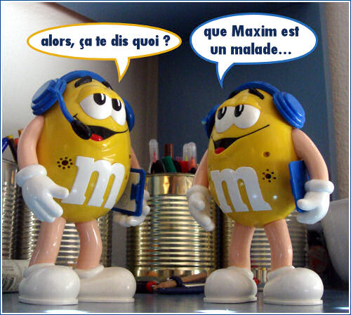 Deux mnm's discutent du concours